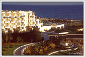 Hotel overlooking the sea